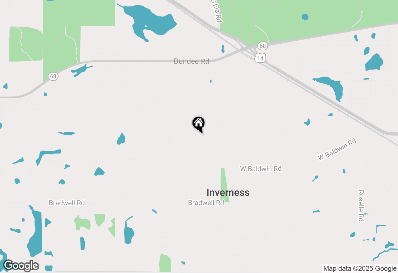 Map of 235 Stratford Lane, Inverness, IL 60010