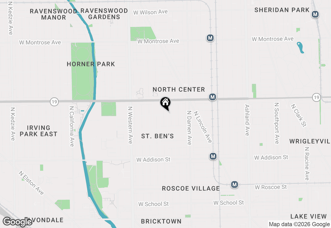 Map of 3902 N Hamilton Avenue, Chicago, IL 60618