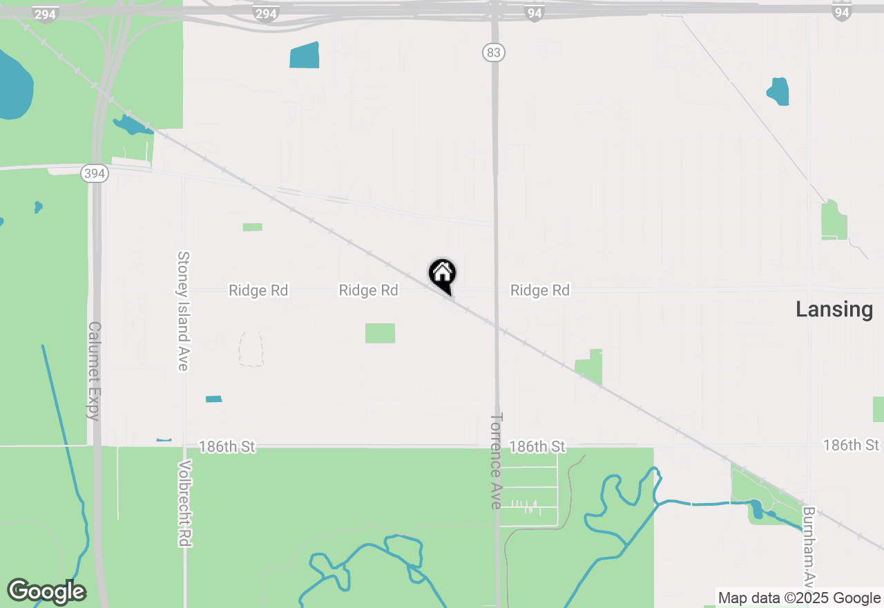 Map of 2296 182nd Place, Lansing, IL 60438