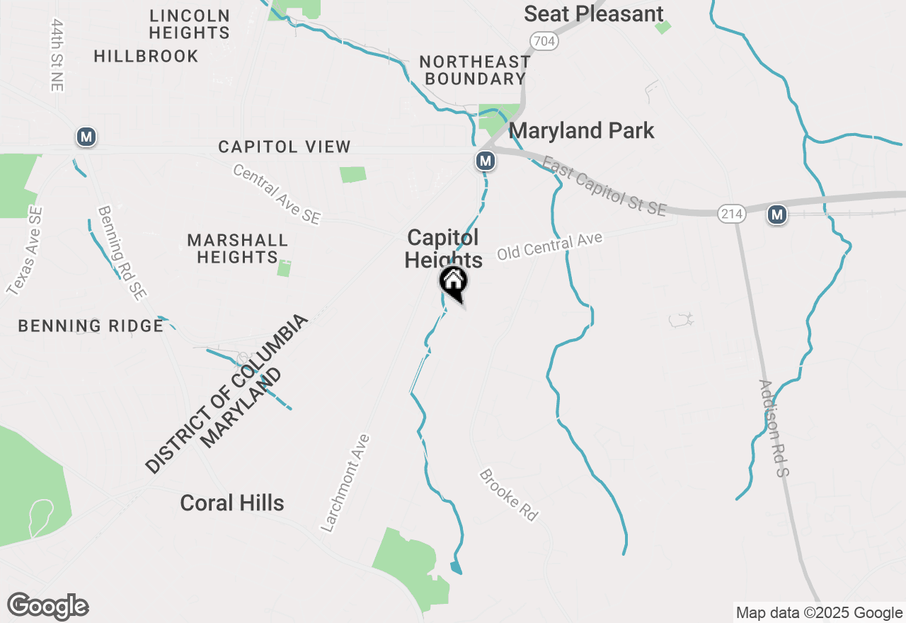 Map of 5308 Cumberland Street, Capitol Heights, MD 20743