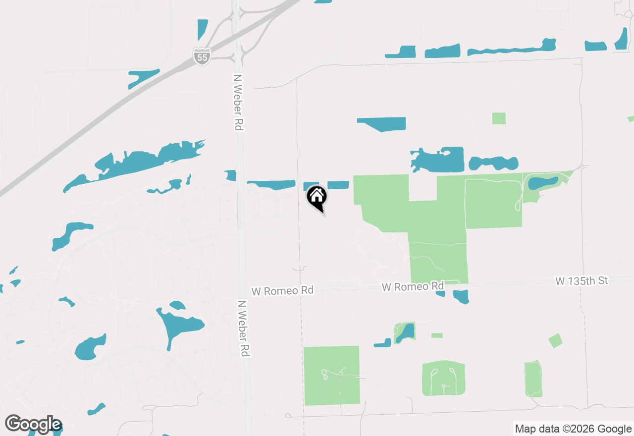 Map of 530 N Frieh Drive, Romeoville, IL 60446