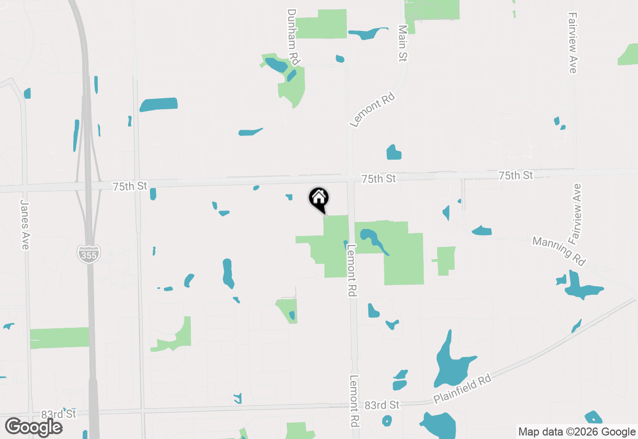 Map of 1113 Fox Wood Lane, Woodridge, IL 60517