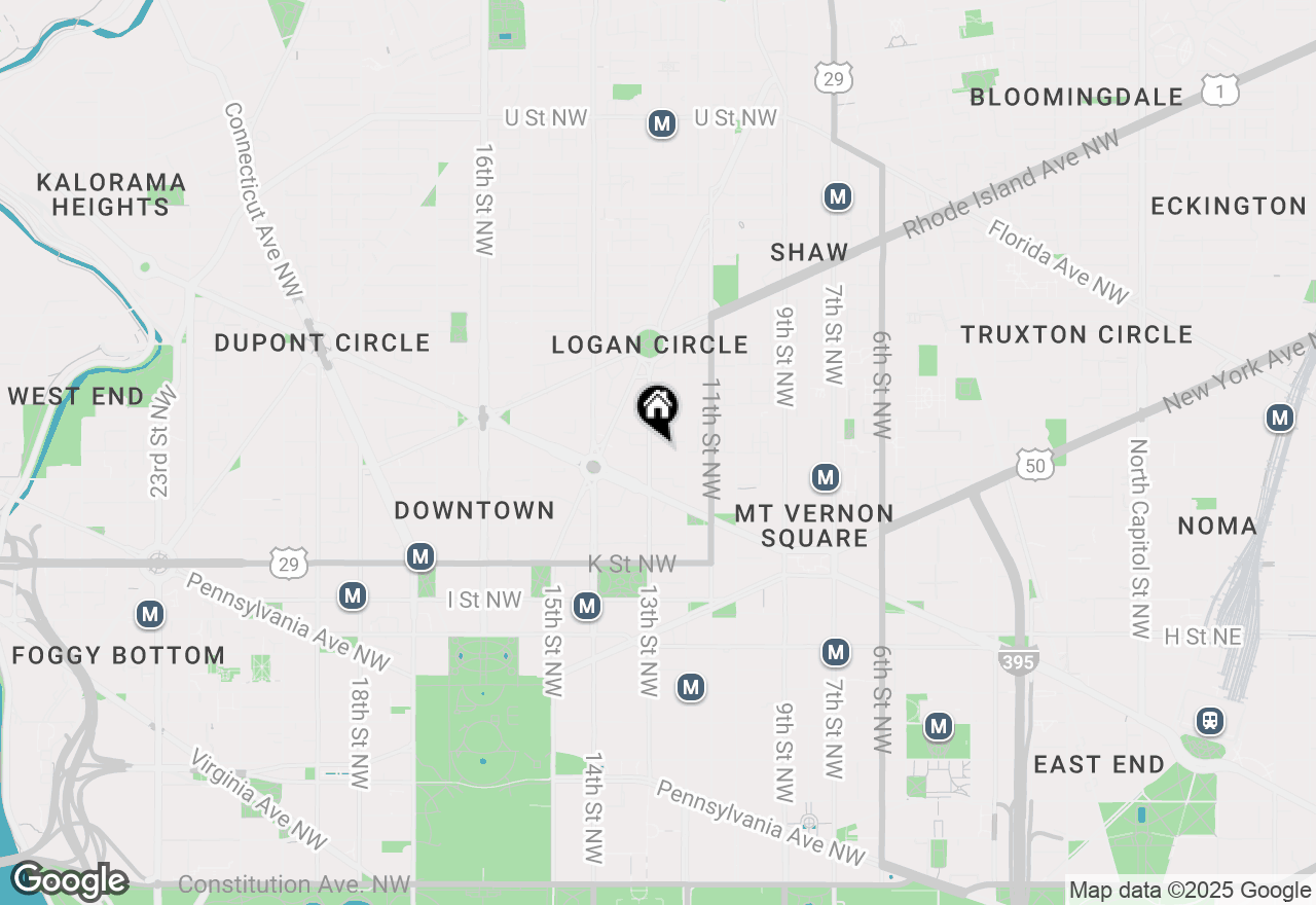 Map of 1209 13th Street Nw #802, Washington, DC 20005