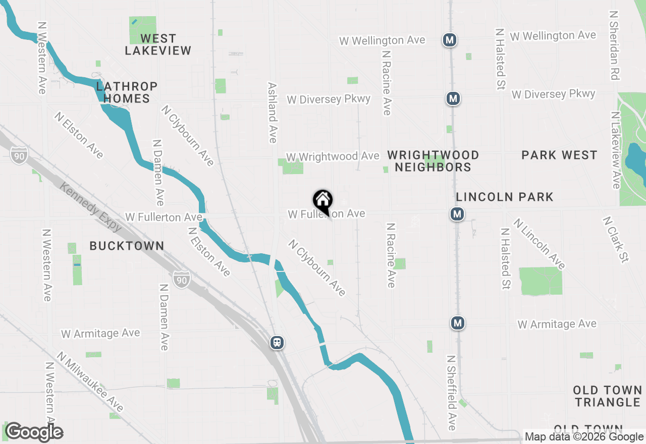 Map of 2343 N Janssen Avenue #1, Chicago, IL 60614