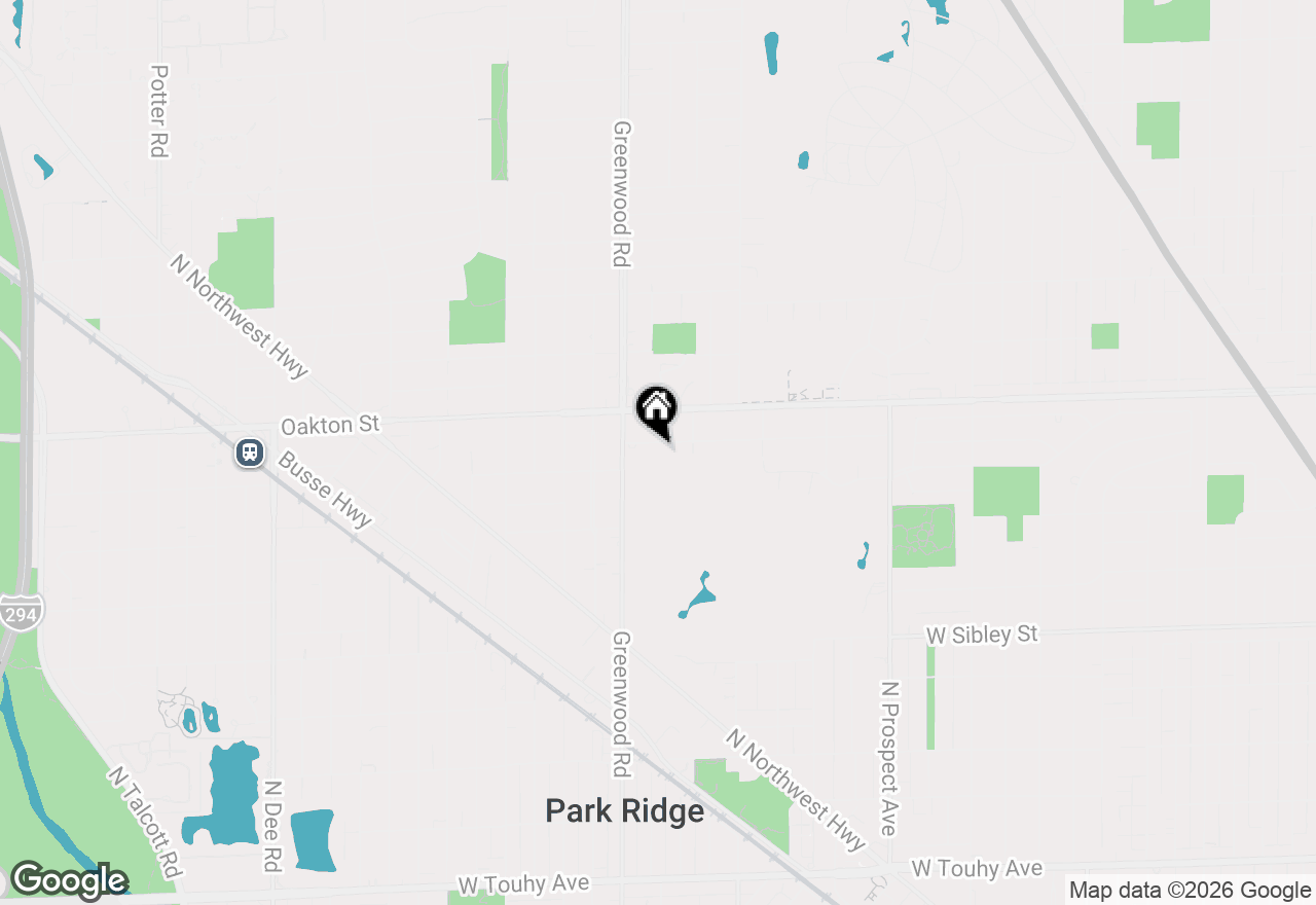 Map of 1105 Austin Avenue, Park Ridge, IL 60068