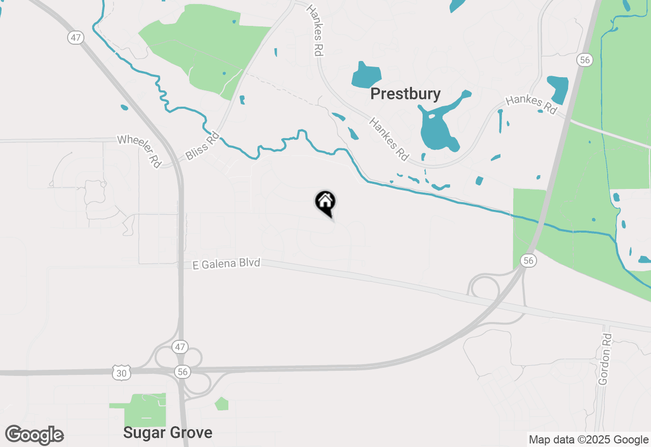 Map of 279 E Park Avenue, Sugar Grove, IL 60554