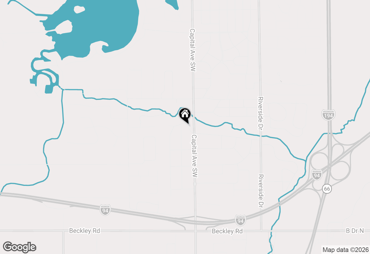 Map of 111 W Hamilton Lane, Battle Creek, MI 49015