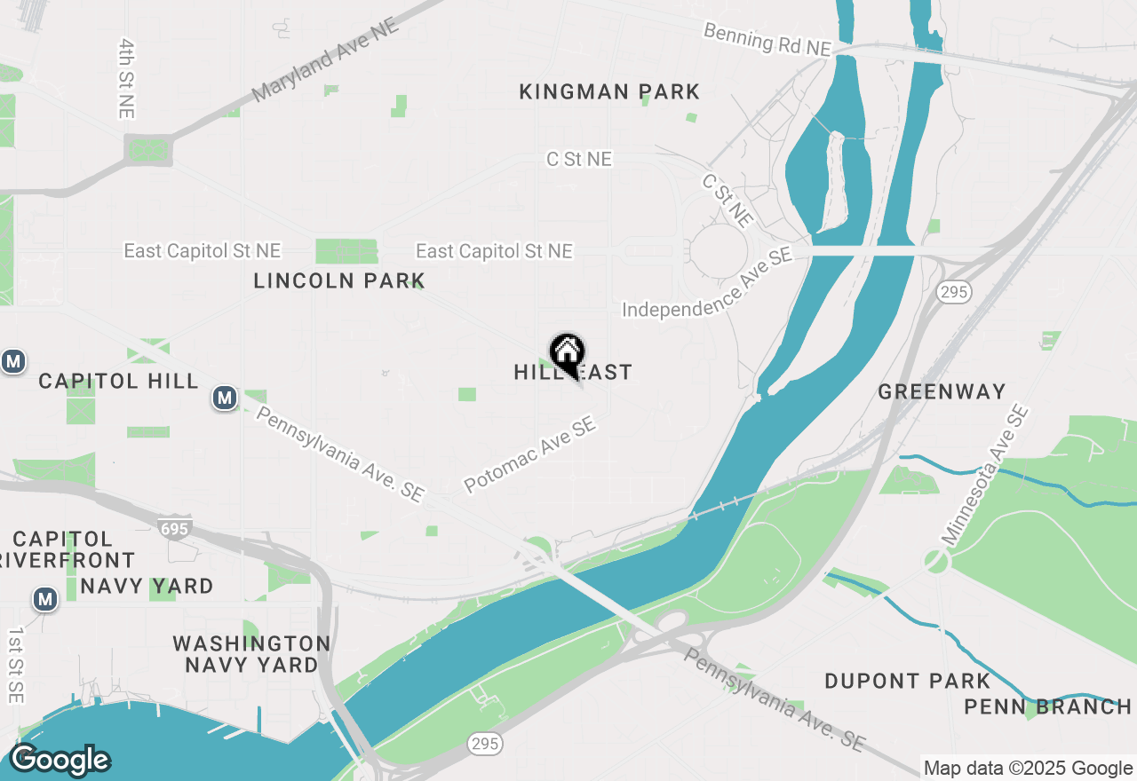 Map of 321 18th Street Se #2, Washington, DC 20003