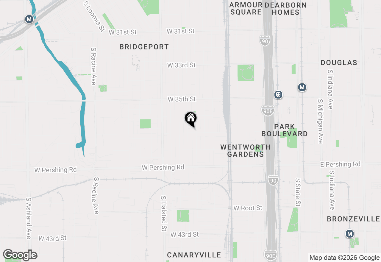 Map of 616 W 37th Street, Chicago, IL 60609