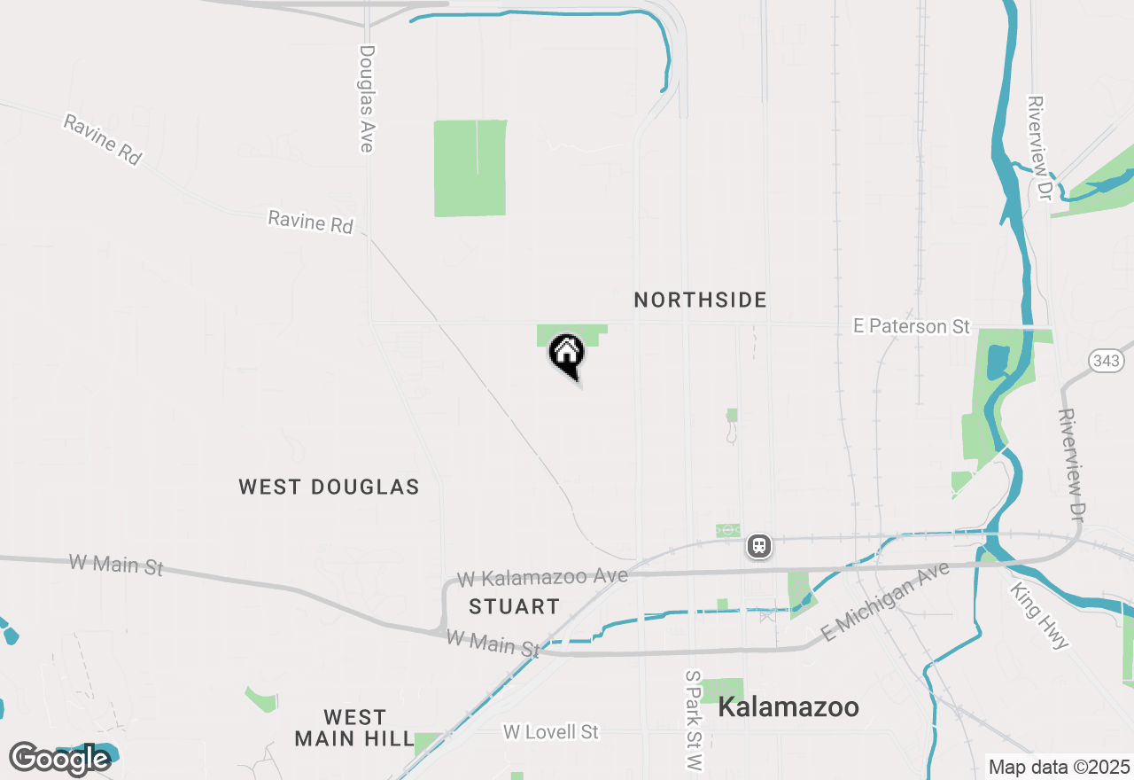 Map of 708 Mabel Street, Kalamazoo, MI 49007