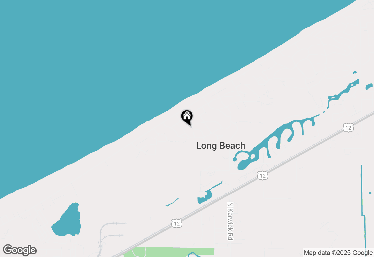 Map of 2003 Juneway Drive, Long Beach, IN 46360