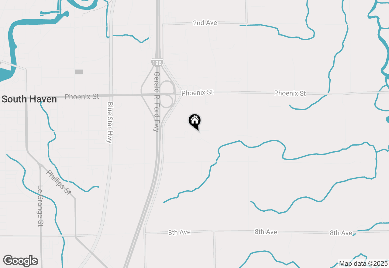 Map of 05203 Parkview Lane, South Haven, MI 49090