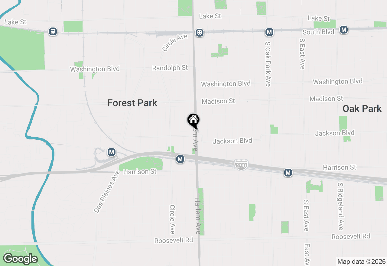 Map of 7205 Jackson Boulevard, Forest Park, IL 60130