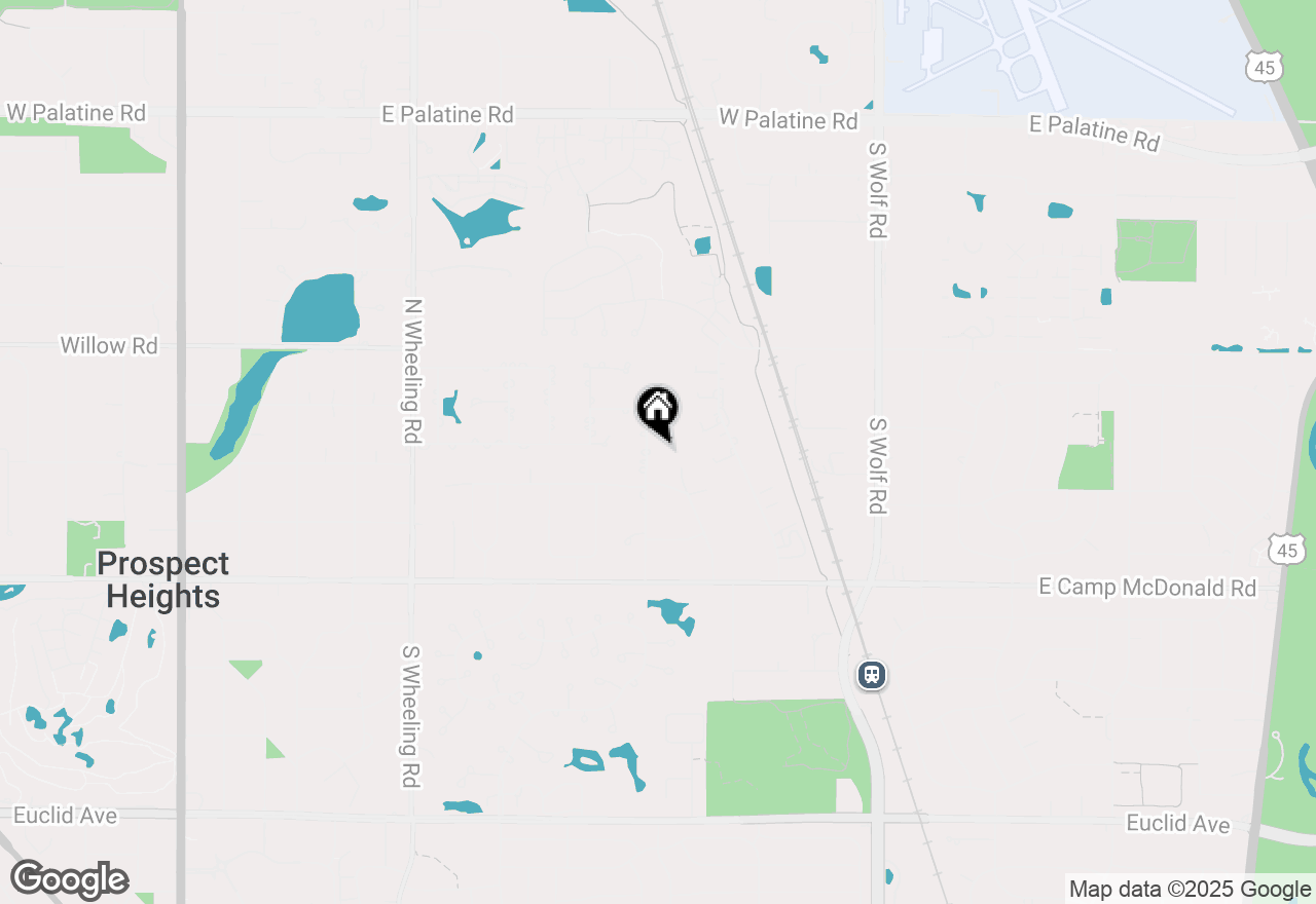 Map of 203 Coldren Drive, Prospect Heights, IL 60070