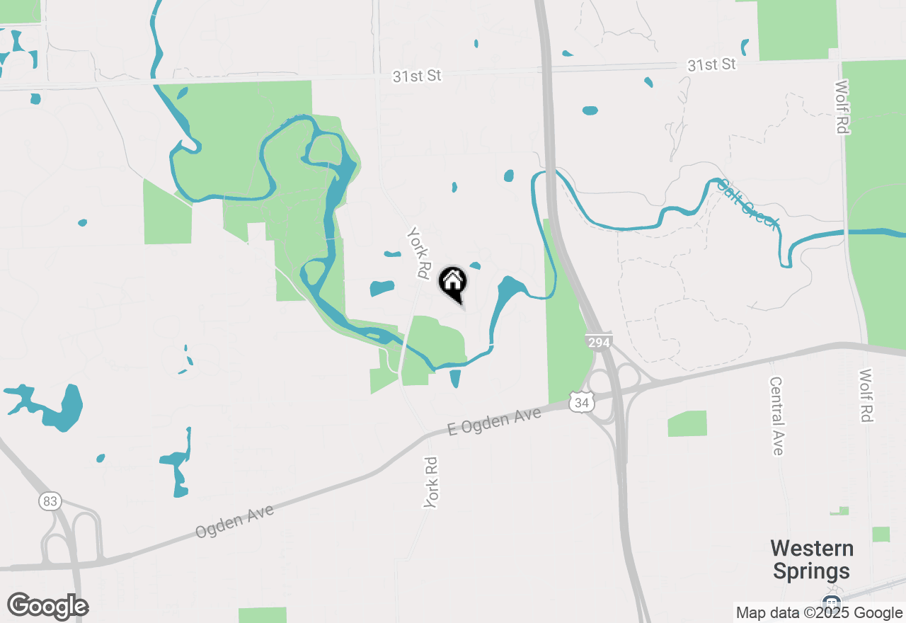 Map of 1140 Old Mill Road #505F, Hinsdale, IL 60521