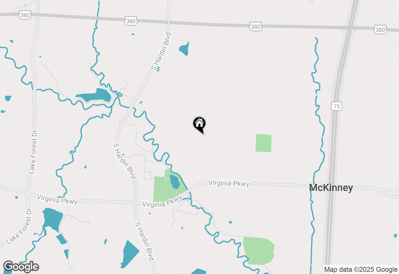 Map of 3205 Ridge Circle, Mckinney, TX 75071