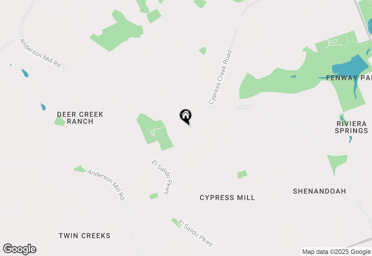 Map of 1918 Summer Rain Dr, Cedar Park, TX 78613