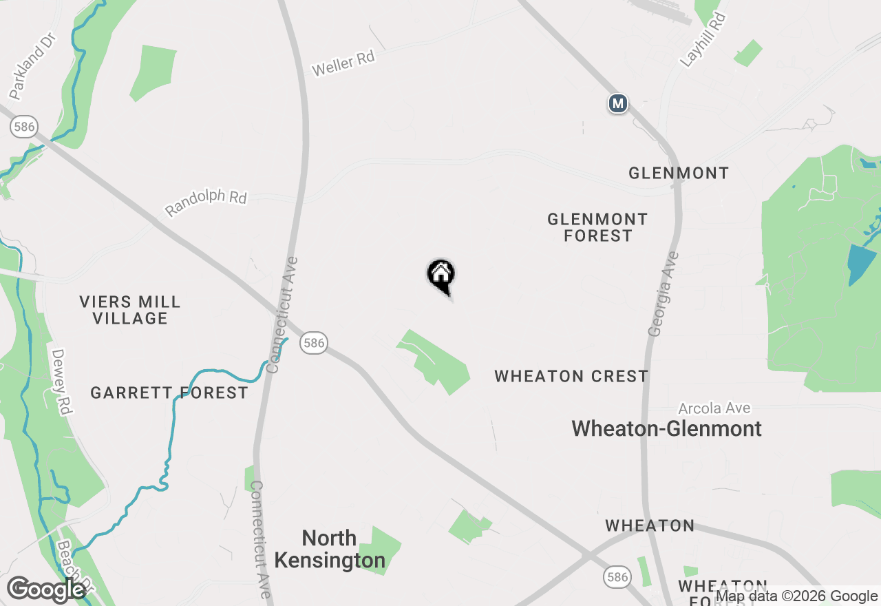Map of 12025 Claridge Road, Silver Spring, MD 20902