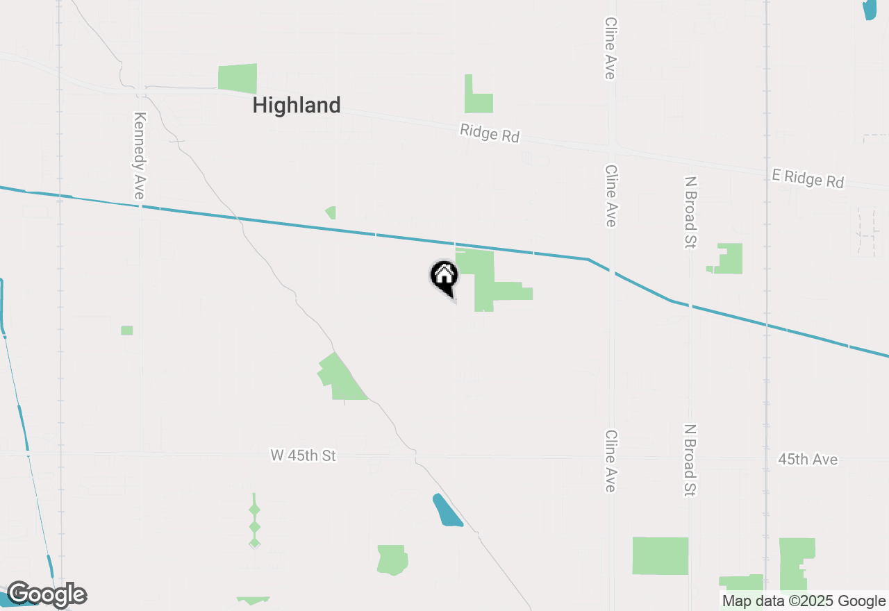 Map of 3538 41st Street, Highland, IN 46322