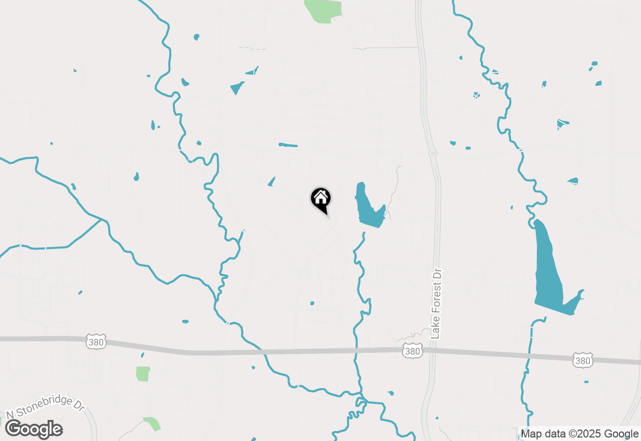 Map of 2505 Temple Drive, Mckinney, TX 75071