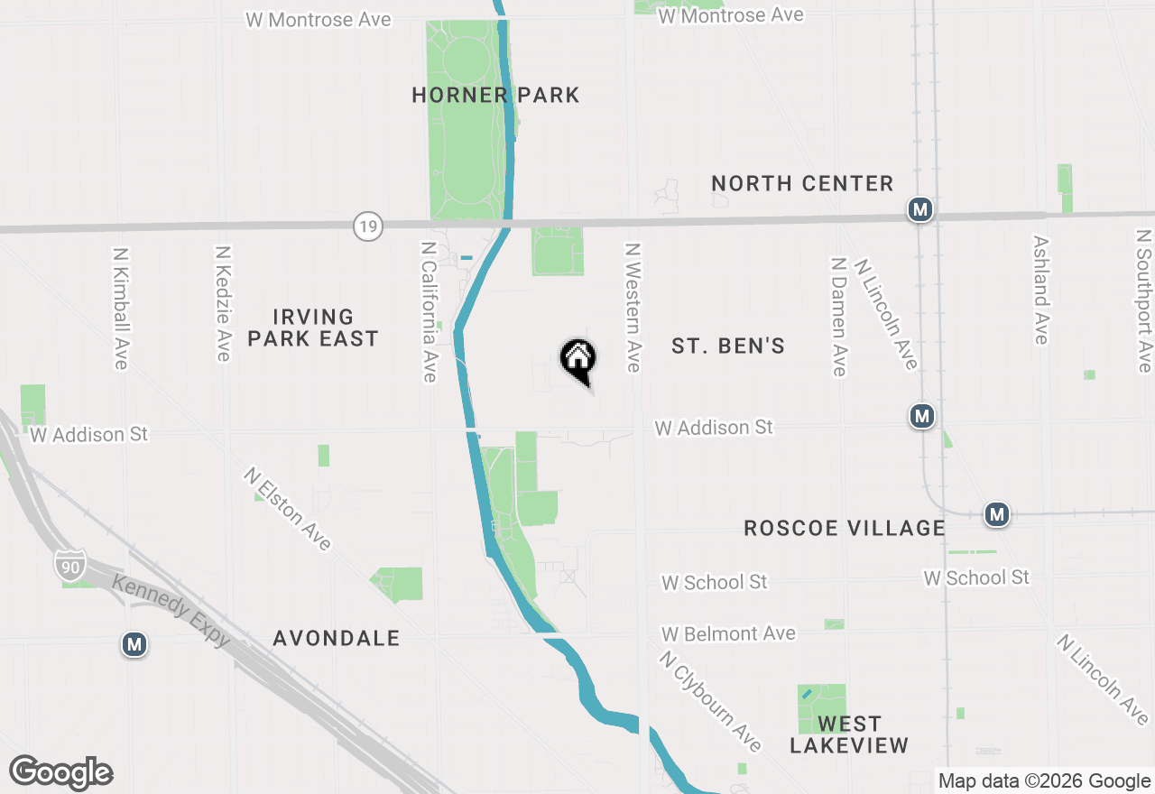 Map of 2510 W Patterson Avenue, Chicago, IL 60618