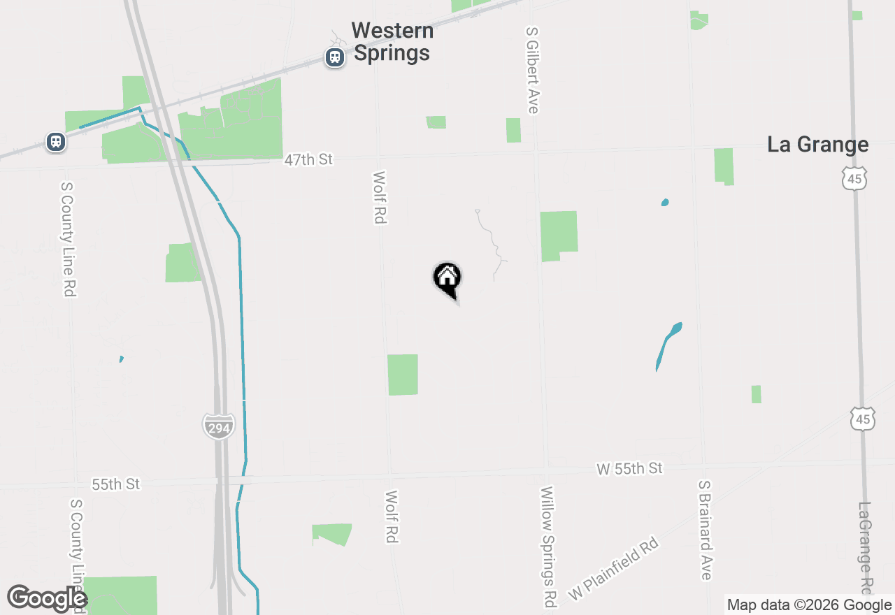 Map of 505 50th Place, Western Springs, IL 60558