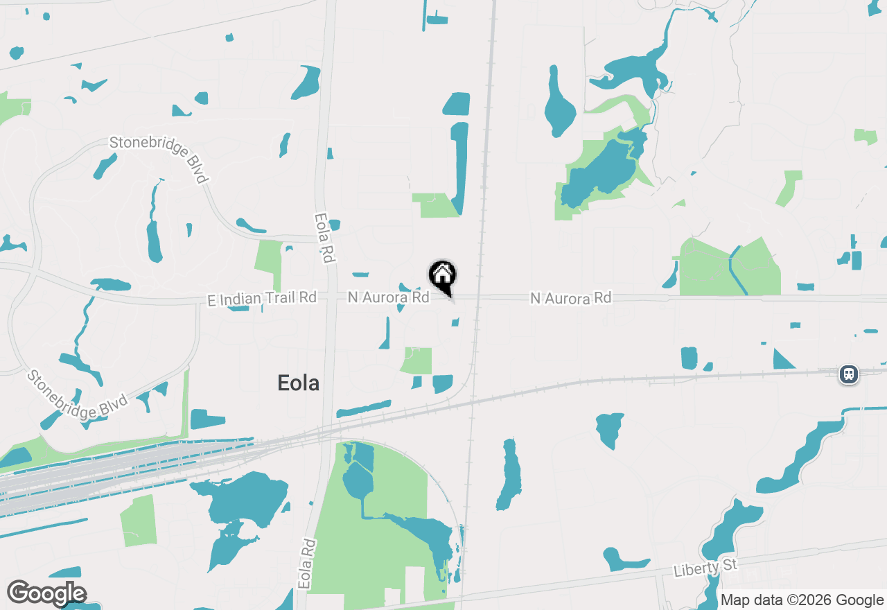 Map of 3302 Bromley Lane, Aurora, IL 60502