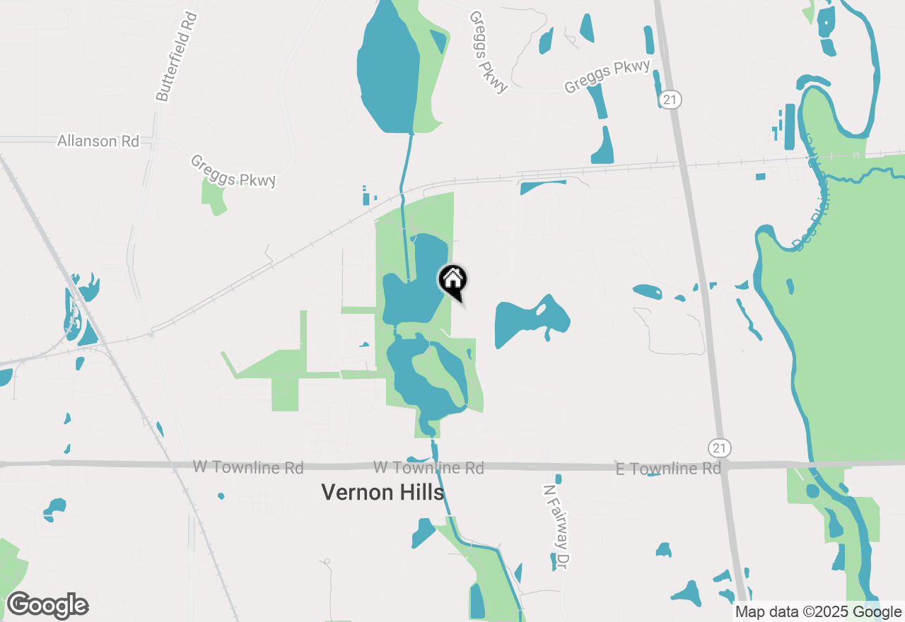 Map of 1198 Streamwood Lane #1198, Vernon Hills, IL 60061