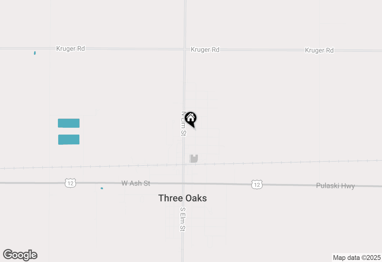 Map of 8 Poplar Street, Three Oaks, MI 49128