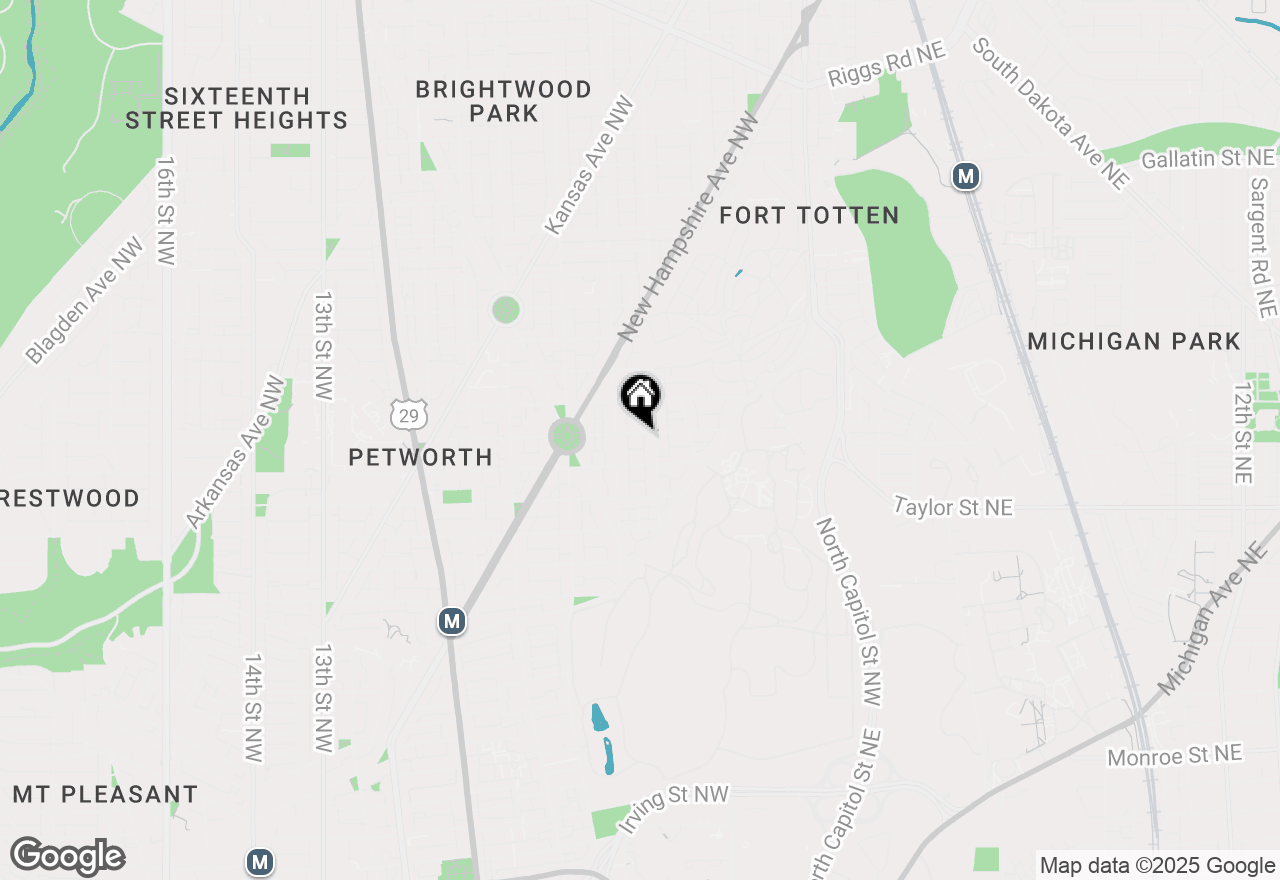 Map of 310 Varnum Street Nw #2, Washington, DC 20011