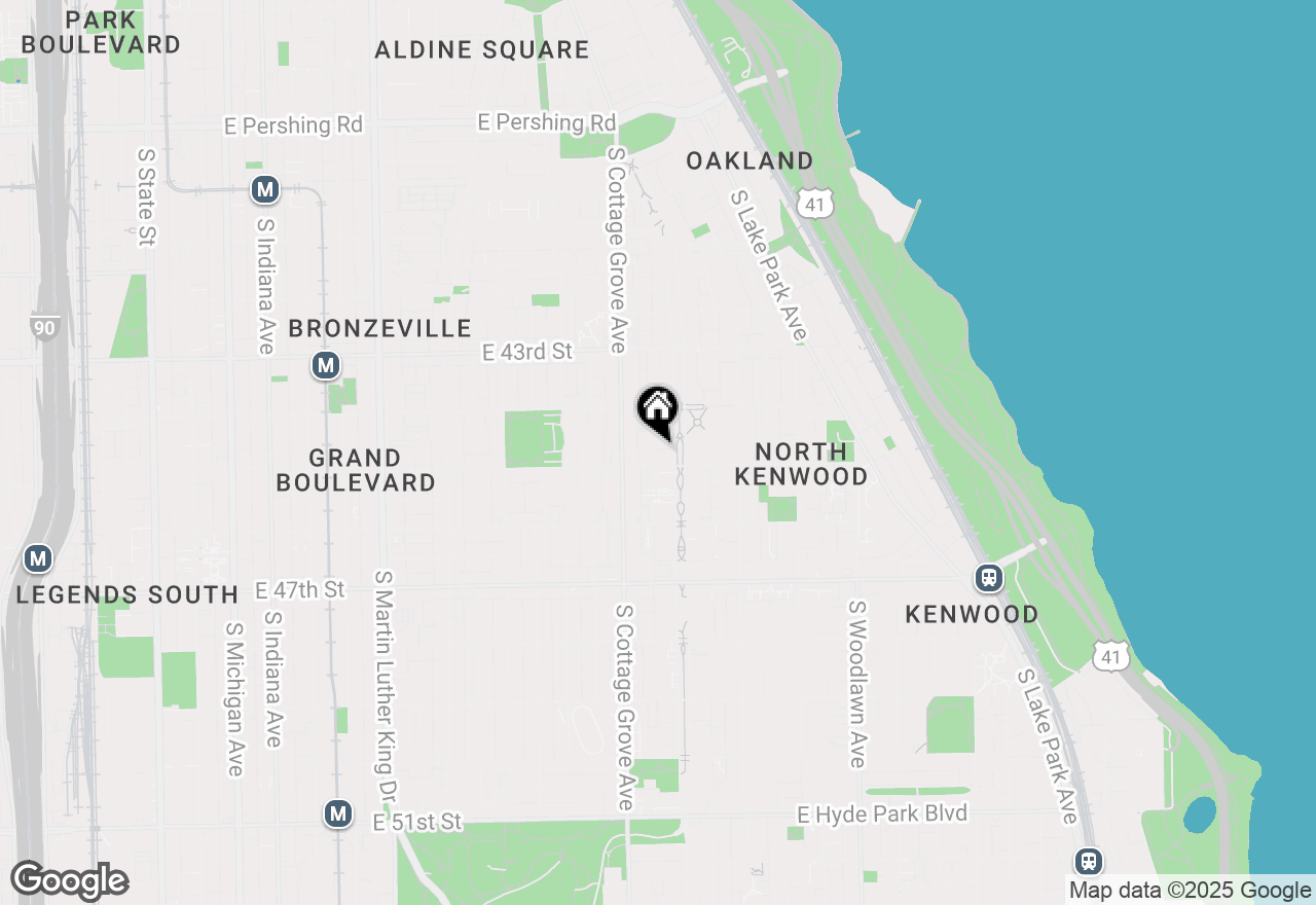 Map of 4444 S Drexel Boulevard #A, Chicago, IL 60653