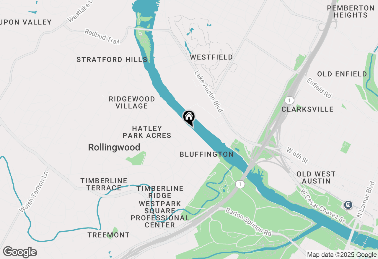 Map of 2702 Valley Springs Rd, Austin, TX 78746