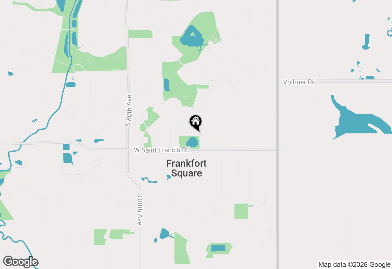 Map of 20203 S Fairwood Court #D, Frankfort, IL 60423