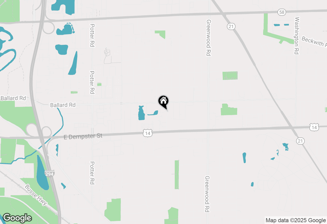 Map of 2000 Parkside Drive #B2, Park Ridge, IL 60068