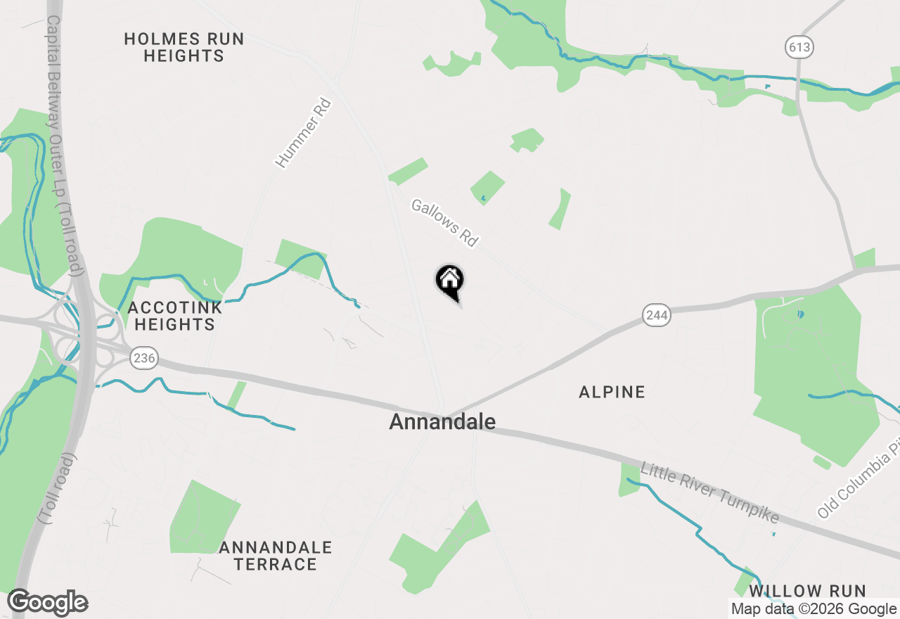 Map of 7204 Quiet Cove, Annandale, VA 22003