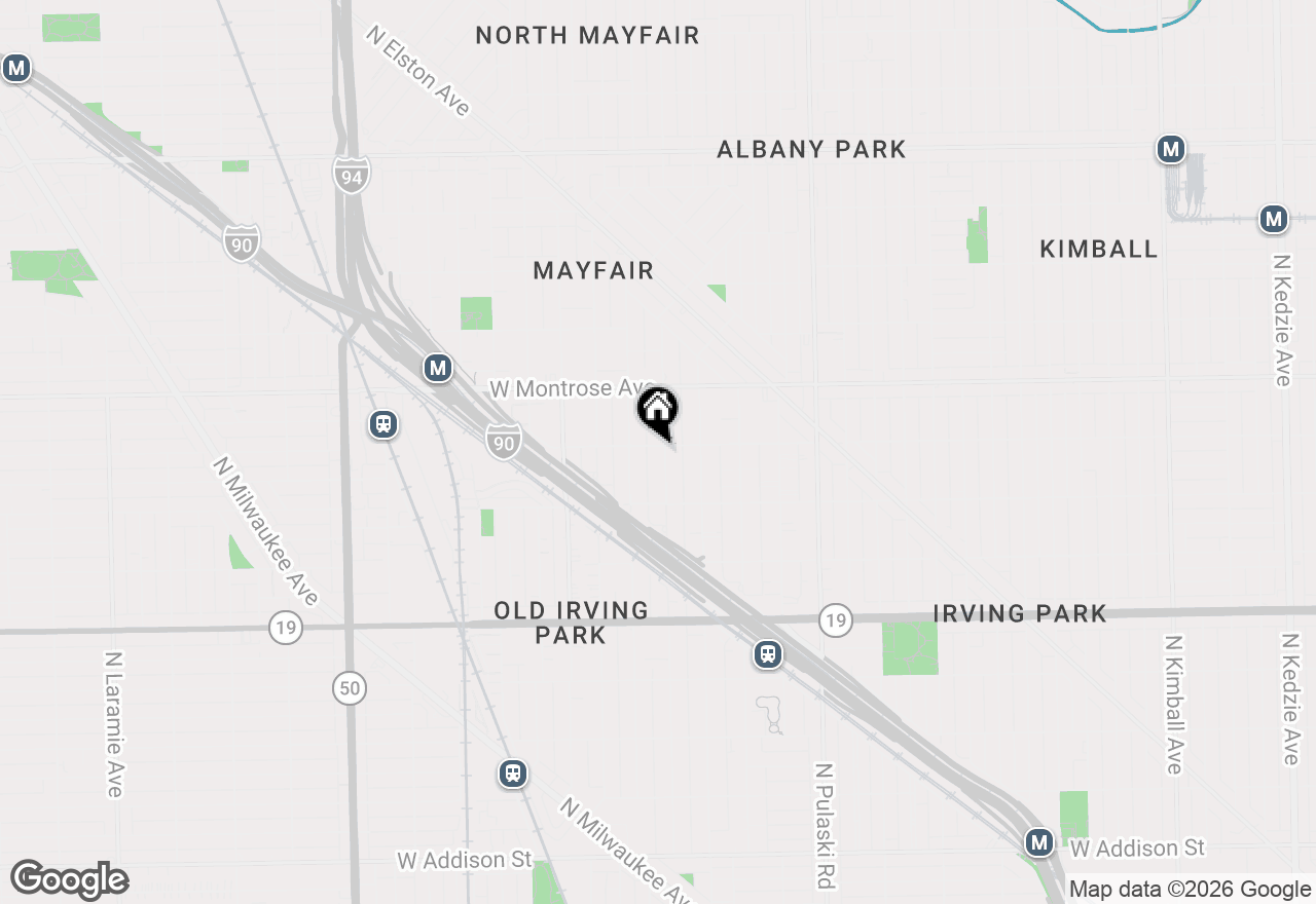 Map of 4254 N Tripp Avenue #1F, Chicago, IL 60641