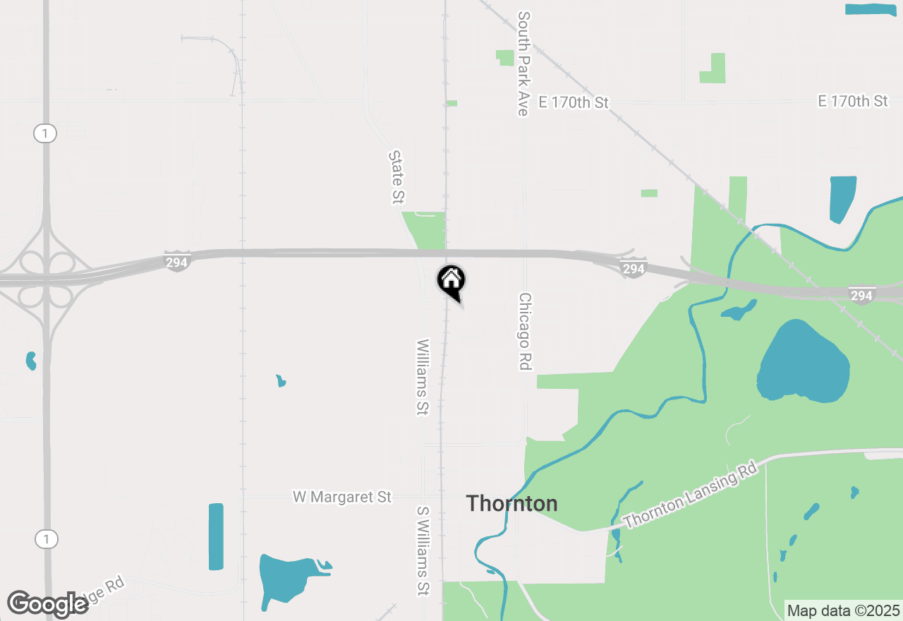 Map of 101 Cora Court, Thornton, IL 60476