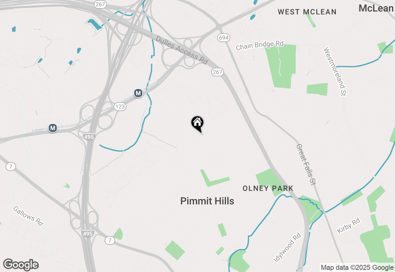 Map of 7421 Magarity Road, Falls Church, VA 22043