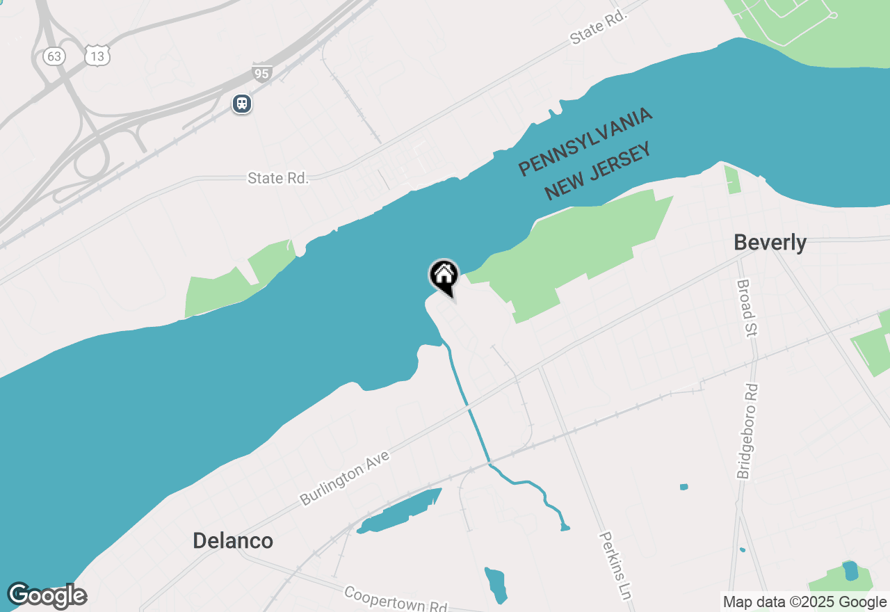 Map of 19 Fox Court, Riverside, NJ 08075