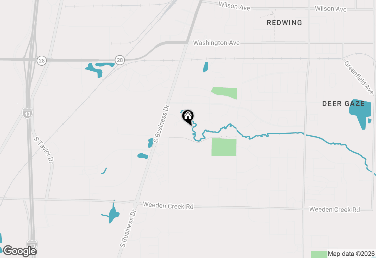 Map of 2403 Cross Creek Dr #B, Sheboygan, WI 53081