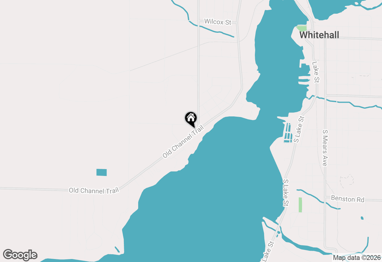 Map of 7741 Old Channel Trail, Montague, MI 49437