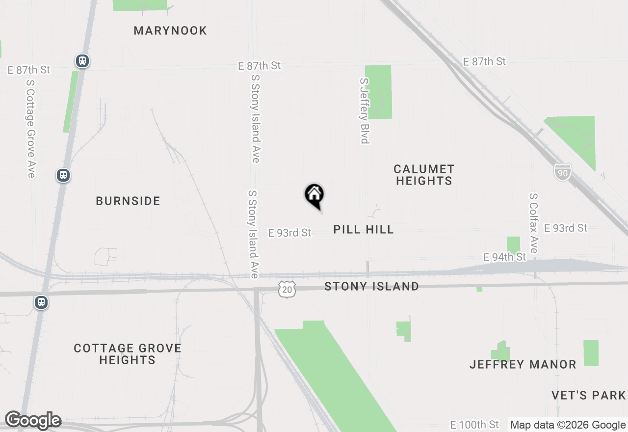 Map of 9225 S Cregier Avenue, Chicago, IL 60617