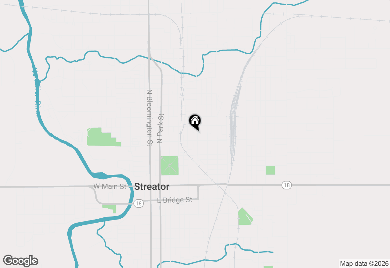 Map of 608 N Wasson Street, Streator, IL 61364