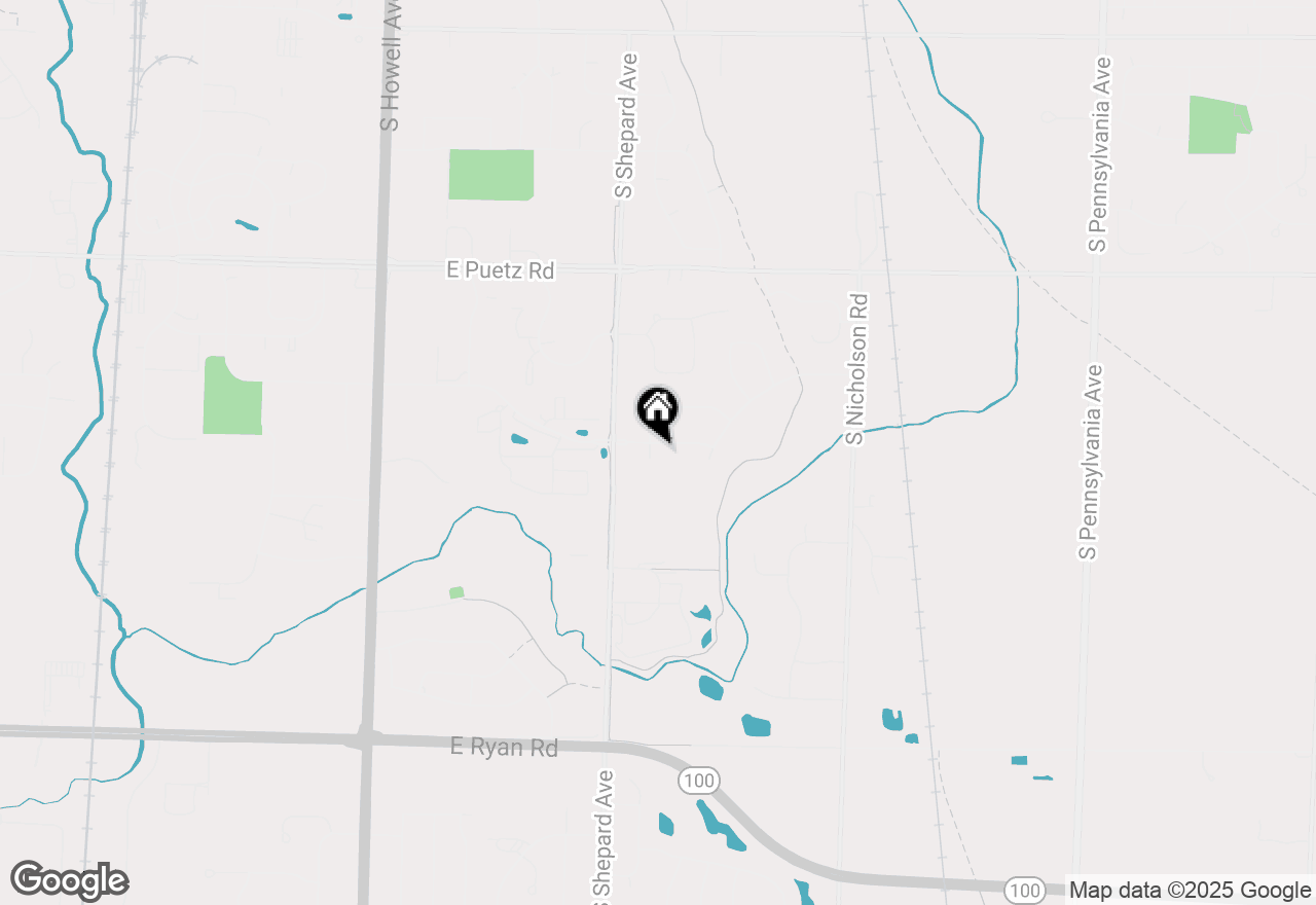 Map of 911 E Park Blvd, Oak Creek, WI 53154