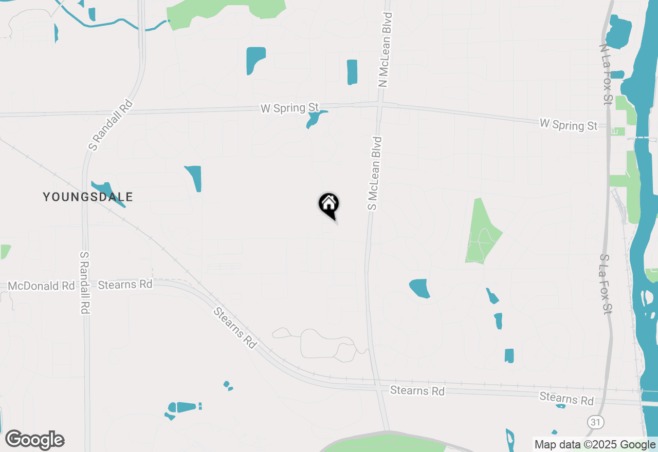 Map of 307 Kingsport Drive, South Elgin, IL 60177