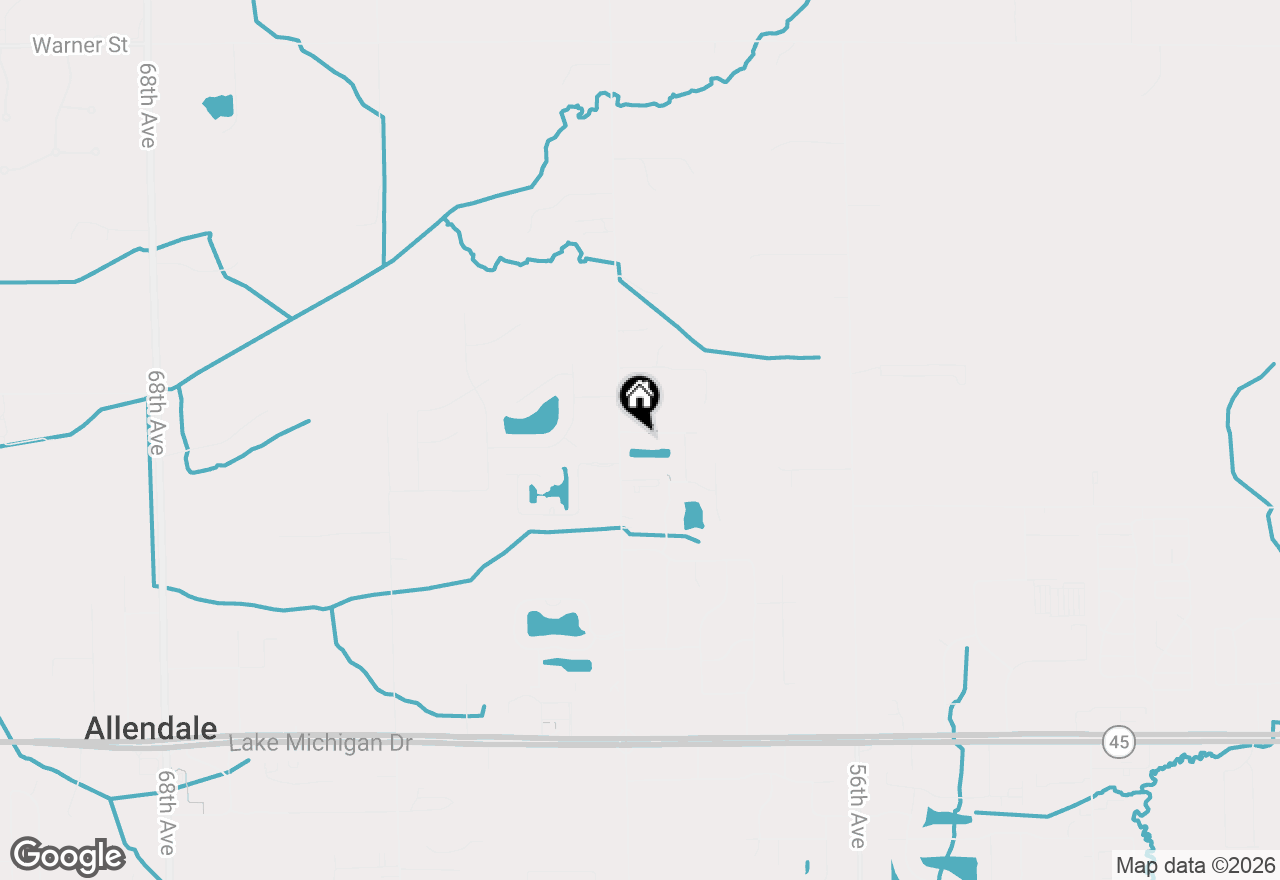 Map of 5966 Farmview Drive, Allendale, MI 49401