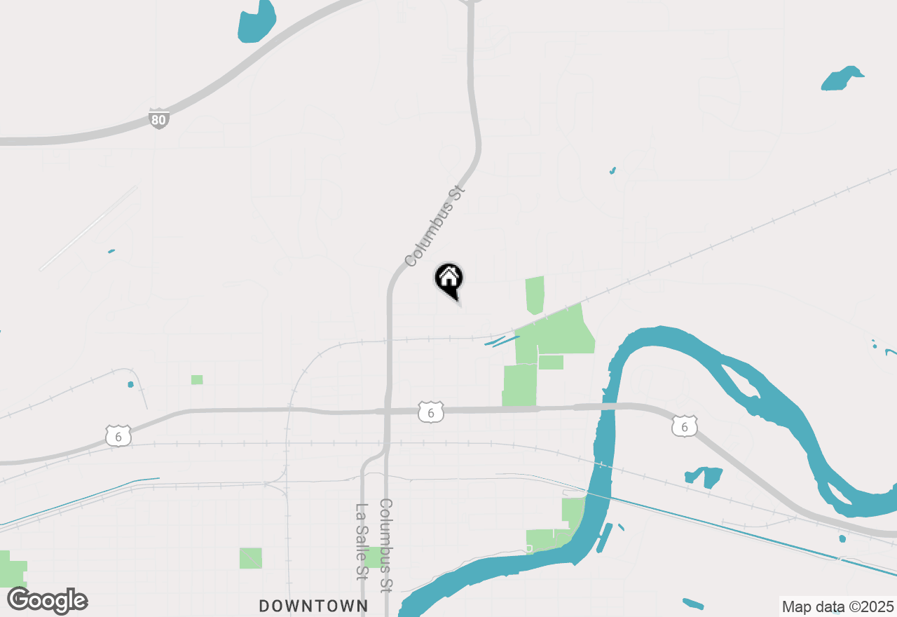 Map of 210-212 Prairie Street, Ottawa, IL 61350