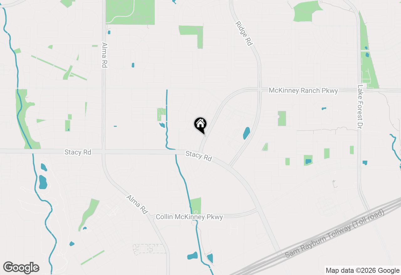 Map of 6337 Fortuna Lane, Mckinney, TX 75070