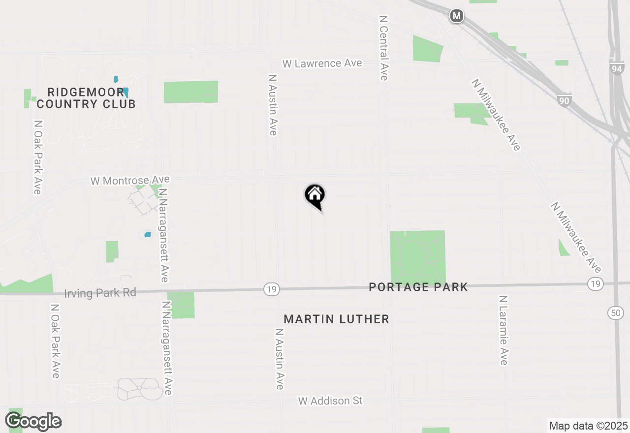 Map of 4234 N Monitor Avenue, Chicago, IL 60634