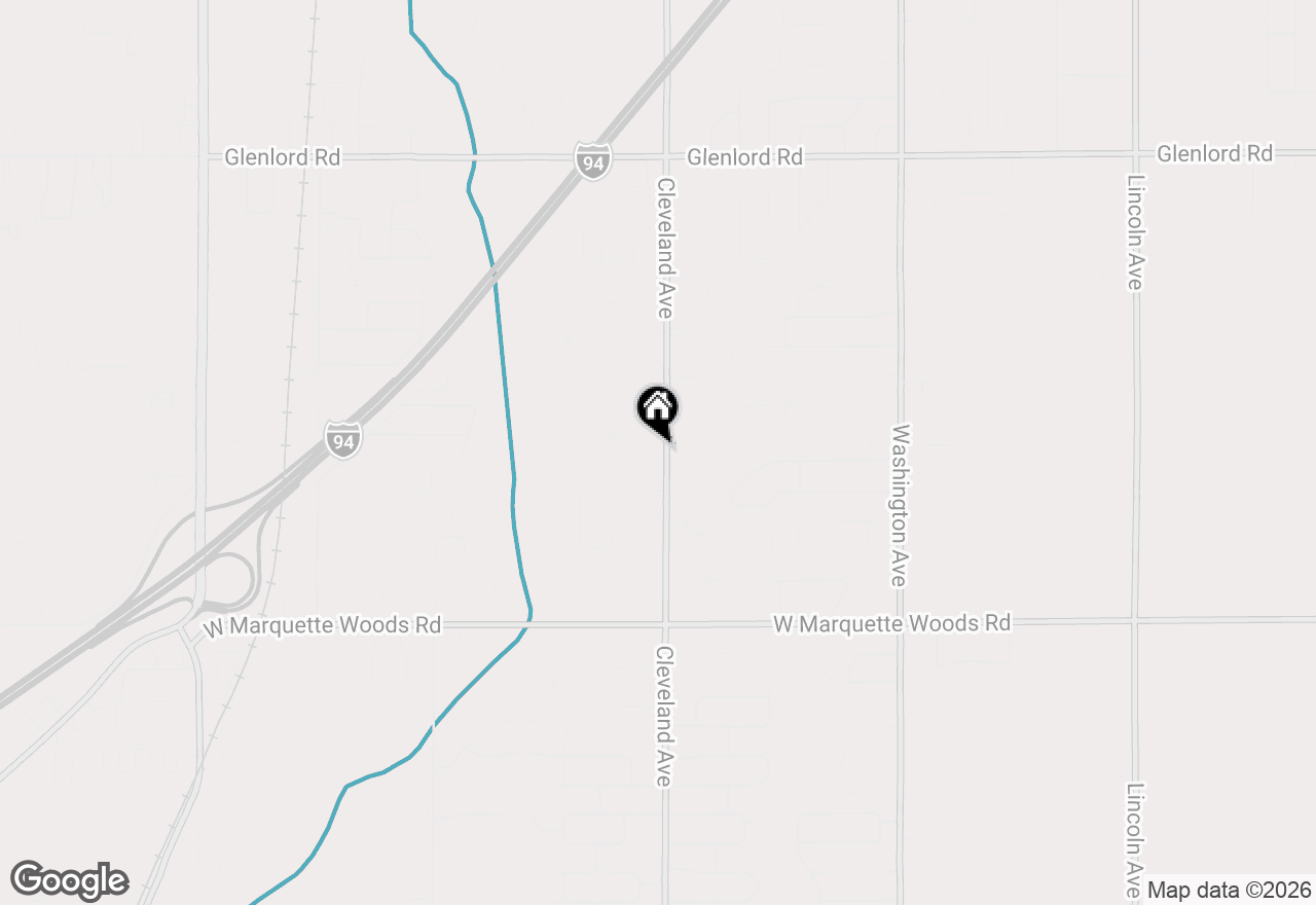Map of 4604 Cleveland Avenue, Stevensville, MI 49127